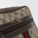 GUCCI GG Supreme Web Sherry Line Bag PVC Beige Gold 010 378 Auth ep14400-10