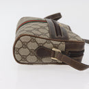 GUCCI GG Supreme Web Sherry Line Bag PVC Beige Gold 010 378 Auth ep14400-3