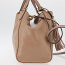 GUCCI Soho Hand Bag Leather 2way Beige Gold 336751 Auth ep14410A-4