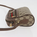 GUCCI GG Supreme Web Sherry Line Bag PVC Beige Gold 001 44 6655 Auth ep14411-4