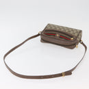 GUCCI GG Supreme Web Sherry Line Bag PVC Beige Gold 001 44 6655 Auth ep14411-7