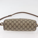GUCCI GG Supreme Web Sherry Line Bag PVC Beige Gold 001 44 6655 Auth ep14411-5