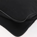 PRADA Shoulder Bag Nylon Black Silver Auth ep14418A-14