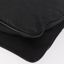 PRADA Shoulder Bag Nylon Black Silver Auth ep14418A-16