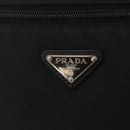 PRADA Shoulder Bag Nylon Black Silver Auth ep14418A-17