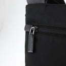 PRADA Shoulder Bag Nylon Black Silver Auth ep14418A-18