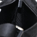PRADA Shoulder Bag Nylon Black Silver Auth ep14418A-20