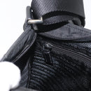 PRADA Shoulder Bag Nylon Black Silver Auth ep14418A-22