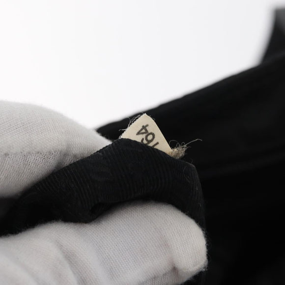 PRADA Shoulder Bag Nylon Black Silver Auth ep14418A