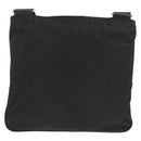 PRADA Shoulder Bag Nylon Black Silver Auth ep14418A-2