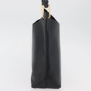 GUCCI Bamboo Shoulder Bag Leather Black Gold 001 2058 1880 0 Auth ep14420-3