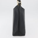 GUCCI Bamboo Shoulder Bag Leather Black Gold 001 2058 1880 0 Auth ep14420-4