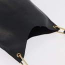GUCCI Bamboo Shoulder Bag Leather Black Gold 001 2058 1880 0 Auth ep14420-6