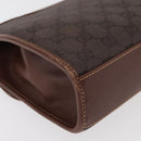 GUCCI GG Supreme Shoulder Bag PVC Brown Gold 004 49 0195 Auth ep14421-15