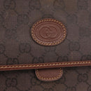 GUCCI GG Supreme Shoulder Bag PVC Brown Gold 004 49 0195 Auth ep14421-17