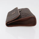 GUCCI GG Supreme Shoulder Bag PVC Brown Gold 004 49 0195 Auth ep14421-4