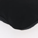 FENDI Shoulder Bag Nylon Black Silver Auth ep14422-15
