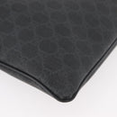 GUCCI GG Supreme Shoulder Bag PVC Black Silver 162904 Auth ep14425-16