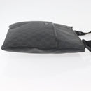 GUCCI GG Supreme Shoulder Bag PVC Black Silver 162904 Auth ep14425-3