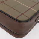 Burberrys Nova Check Shoulder Bag Canvas Beige Gold Auth ep14427A-16