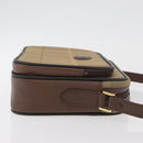 Burberrys Nova Check Shoulder Bag Canvas Beige Gold Auth ep14427A-3