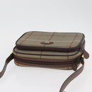 Burberrys Nova Check Shoulder Bag Canvas Beige Gold Auth ep14427A-6