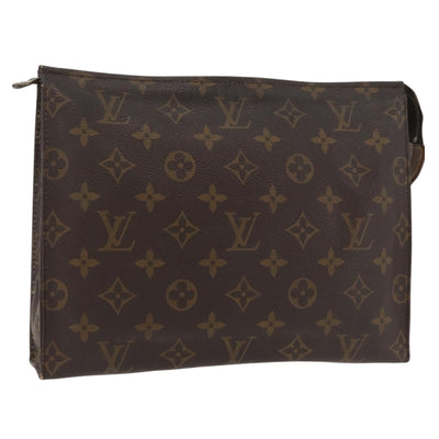 LOUIS VUITTON Monogram Poche Toilette 26 Pouch M47542 LV Auth ep14432
