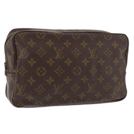 LOUIS VUITTON Monogram Trousse Toilette 28 Clutch Bag M47522 LV Auth ep14433
