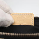 Christian Dior Trotter Canvas Saddle Pouch PVC Black Silver Auth ep14436-12