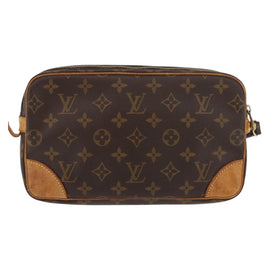 LOUIS VUITTON Monogram Marly Dragonne GM Clutch Bag M51825 LV Auth ep14439 - 0
