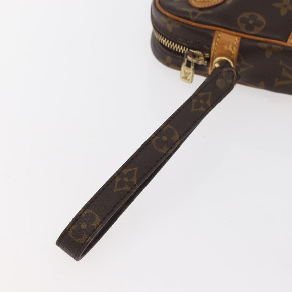 LOUIS VUITTON Monogram Marly Dragonne GM Clutch Bag M51825 LV Auth ep14439
