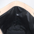 BURBERRY Nova Check Hand Bag Nylon Beige Silver Auth ep14441A-12