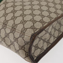 GUCCI GG Supreme Web Sherry Line Tote Bag PVC Beige Gold 010 378 Auth ep14443-15