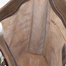GUCCI GG Supreme Web Sherry Line Tote Bag PVC Beige Gold 010 378 Auth ep14443-20