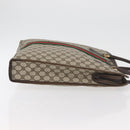 GUCCI GG Supreme Web Sherry Line Tote Bag PVC Beige Gold 010 378 Auth ep14443-3