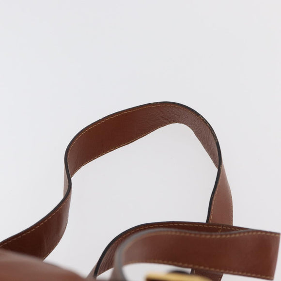GUCCI Bamboo Backpack Leather Brown Gold 003 2058 0016 Auth ep14447