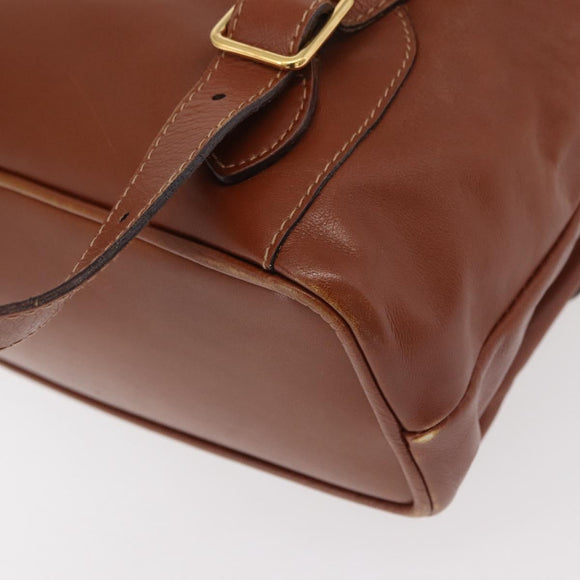 GUCCI Bamboo Backpack Leather Brown Gold 003 2058 0016 Auth ep14447