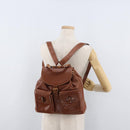 GUCCI Bamboo Backpack Leather Brown Gold 003 2058 0016 Auth ep14447-29