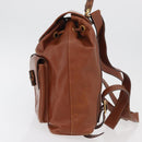 GUCCI Bamboo Backpack Leather Brown Gold 003 2058 0016 Auth ep14447-3