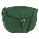 LOUIS VUITTON Epi Jeune Fille MM Shoulder Bag Green M52154 LV Auth ep14448-1