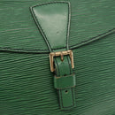 LOUIS VUITTON Epi Jeune Fille MM Shoulder Bag Green M52154 LV Auth ep14448-18