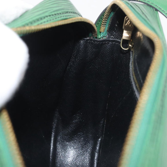 LOUIS VUITTON Epi Jeune Fille MM Shoulder Bag Green M52154 LV Auth ep14448
