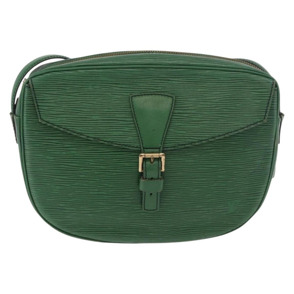 LOUIS VUITTON Epi Jeune Fille MM Shoulder Bag Green M52154 LV Auth ep14448