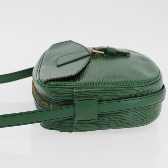 LOUIS VUITTON Epi Jeune Fille MM Shoulder Bag Green M52154 LV Auth ep14448
