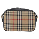 Burberrys Nova Check Shoulder Bag Canvas Beige Gold Auth ep14449A-3