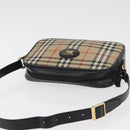 Burberrys Nova Check Shoulder Bag Canvas Beige Gold Auth ep14449A-6
