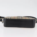 Burberrys Nova Check Shoulder Bag Canvas Beige Gold Auth ep14449A-9