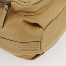 BURBERRY Blue Label Shoulder Bag Leather Beige Auth ep14455-9