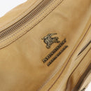 BURBERRY Blue Label Shoulder Bag Leather Beige Auth ep14455-17