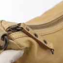 BURBERRY Blue Label Shoulder Bag Leather Beige Auth ep14455-10